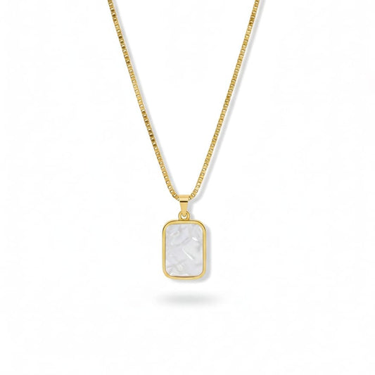 Black n white Pendant Necklace
