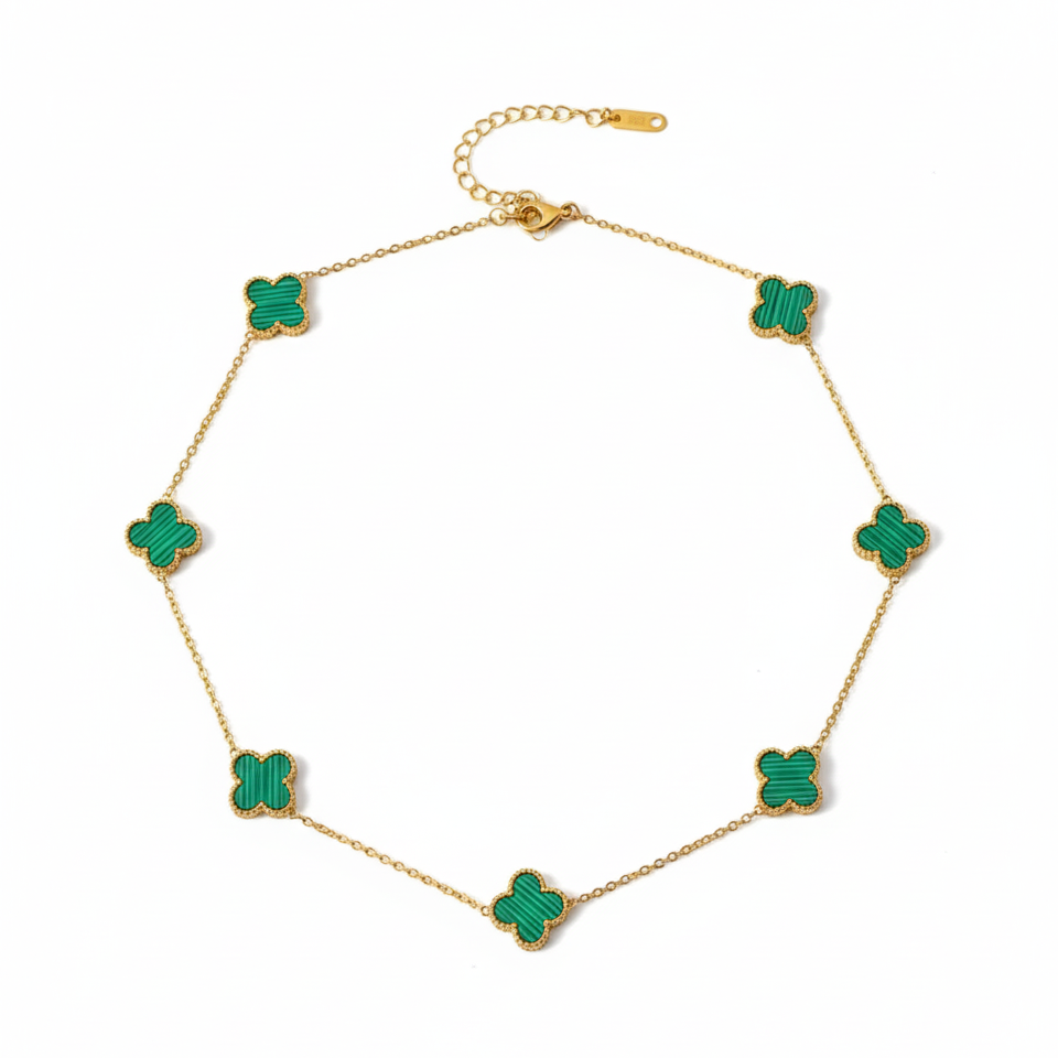 Green Clover Choker