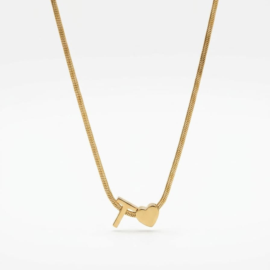 T alphabet necklace