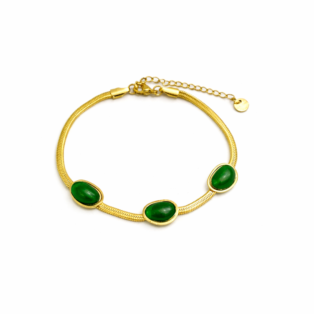 Gren stone bracelet