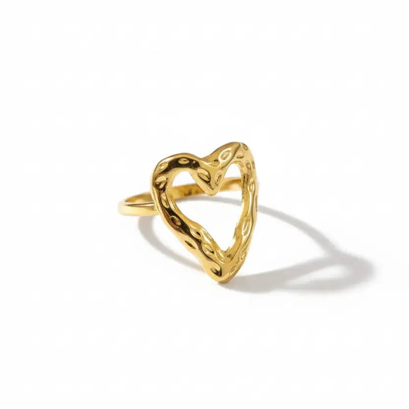 hearring - Heart ring - Glitters For Her