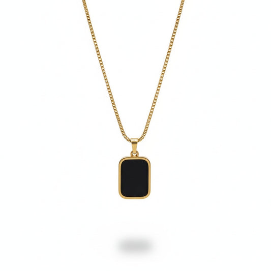 Black n white Pendant Necklace