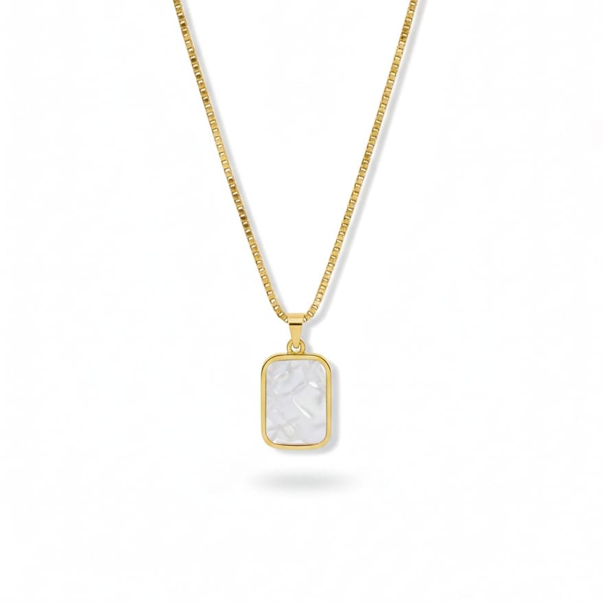 Black n white Pendant Necklace