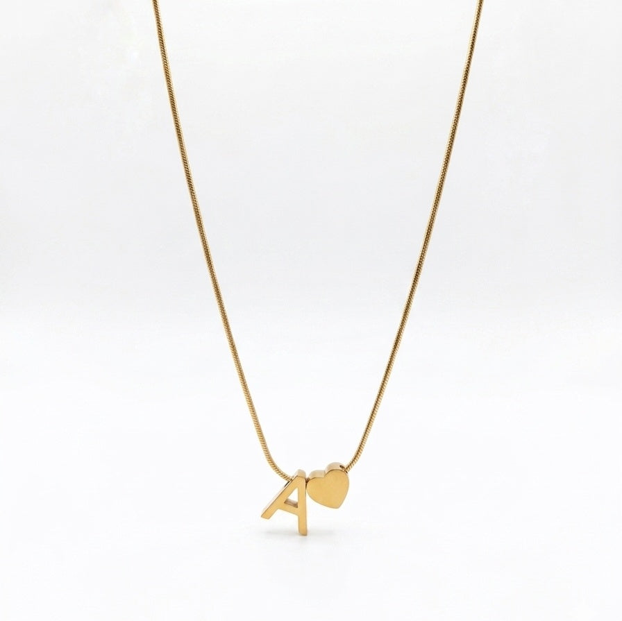 A alphabet necklace