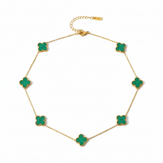 Green Clover Choker