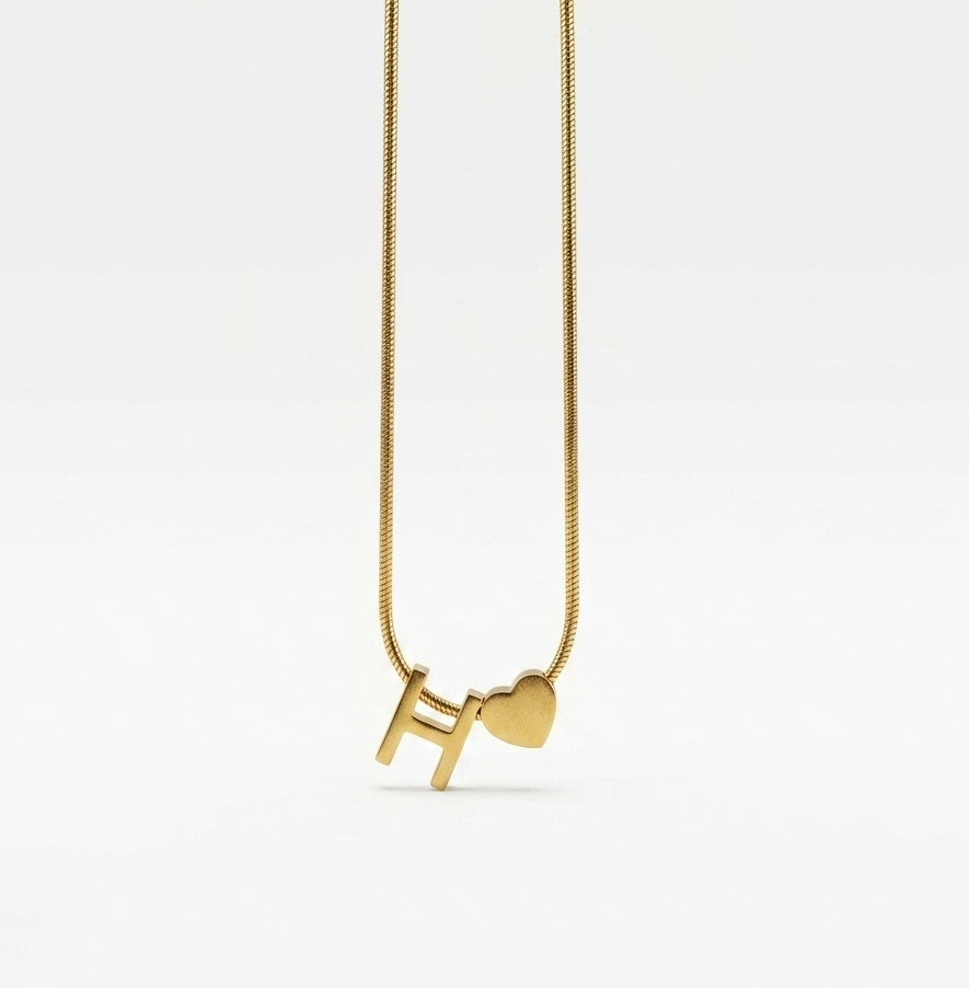 H alphabet necklace