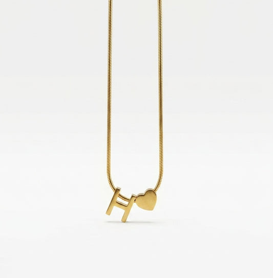 H alphabet necklace