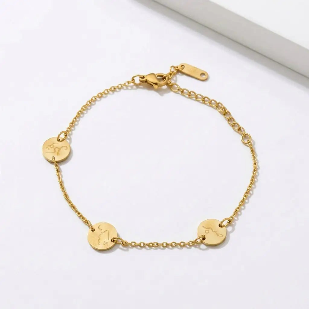  - sabr, shukar, tawakal bracelet - Glitters For Her