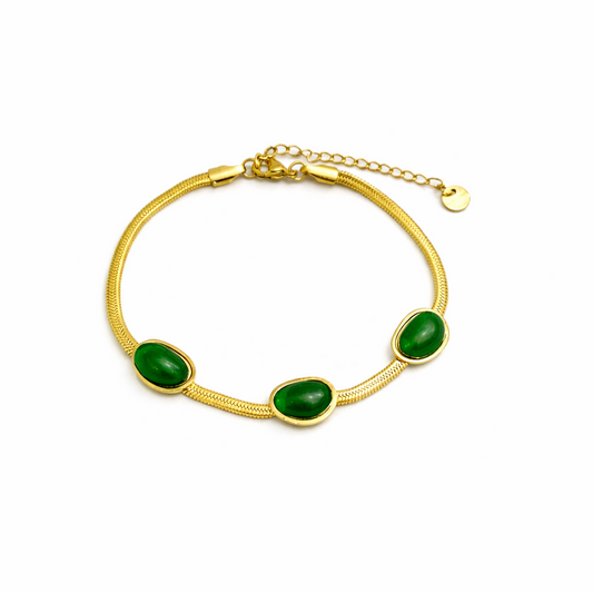 Gren stone bracelet